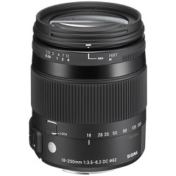 Sigma 18-200mm F3.5-6.3 DC Macro OS HSM Lens for Sigma SLR's