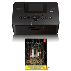 Canon SELPHY CP910 Black Wireless Compact Photo Printer with Photoshop Lightroom 5