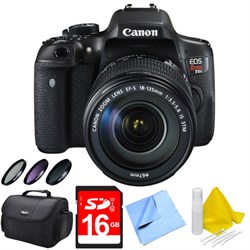 Canon EOS Rebel T6i Digital SLR Camera with 18-135mm STM Lens 16GB Bundle