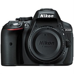 Nikon D5300 DX-Format Digital 24.2 MP SLR Body w\/ 3.2 Vari-angle LCD, Wi-Fi REFURB
