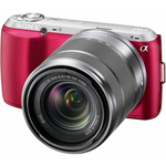 Sony NEX-C3 Interchangeable Lens Pink Digital Camera with 18-55mm Lens