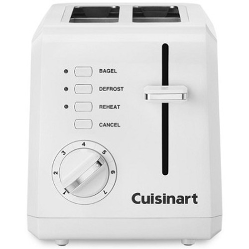 Cuisinart CPT-122 Compact 2-Slice Toaster (White) - Factory Refurbished