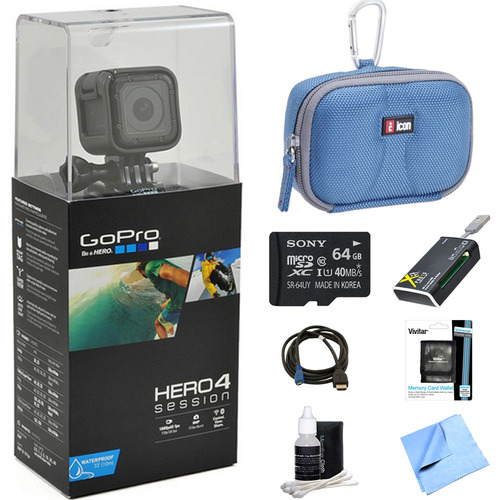 GoPro HERO4 Session Action Camera Ready for Adventure Bundle