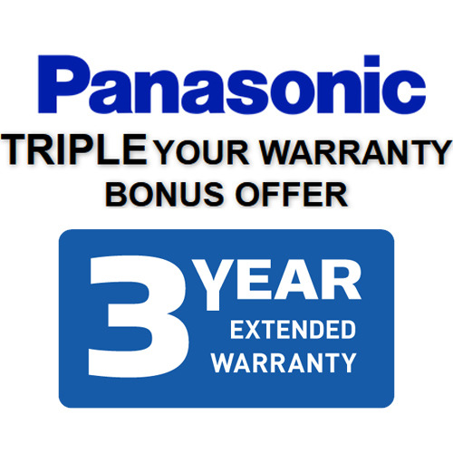 Instant Panasonic Extended Three Year Warranty (See Form for Details)