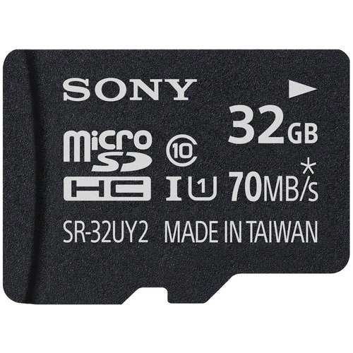Sony SR32UY2A/TQ - 32GB micro SDHC Class 10 UHS-1 Memory Card