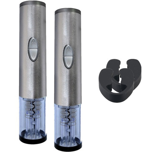 Hashub Goods 2 Electric Wine Bottle Openers with Foil Cutters Bundle