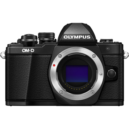 Olympus OM-D E-M10 Mark II Mirrorless Micro Four Thirds Digital Camera Body Only (Black)
