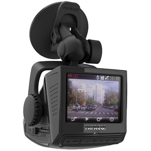PAPAGO P2PRO-USP 2 Pro Full HD 1080P Dashcam with Built-In GPS and 2.4-Inch LCD (Black)
