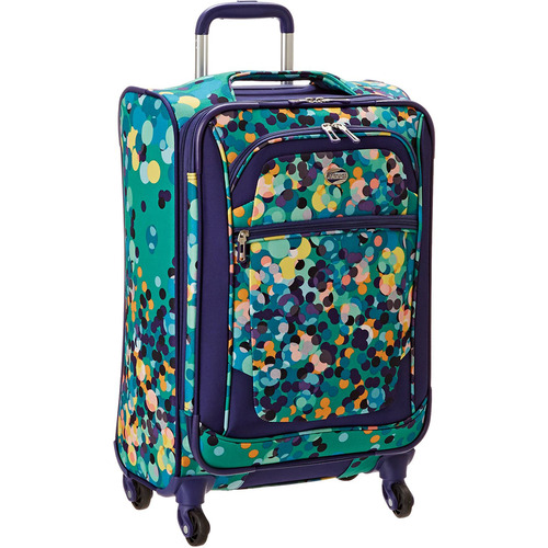 American Tourister iLite Xtreme Luggage 21` Spinner - Purple Dot (60954-4385)