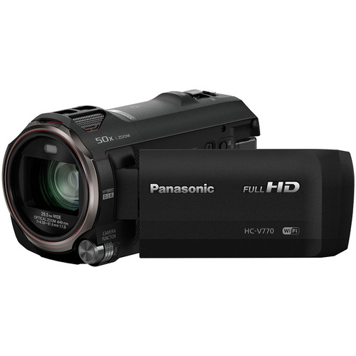 Panasonic HC-V770K HD Camcorder with Wireless Smartphone Twin Video Capture - OPEN BOX