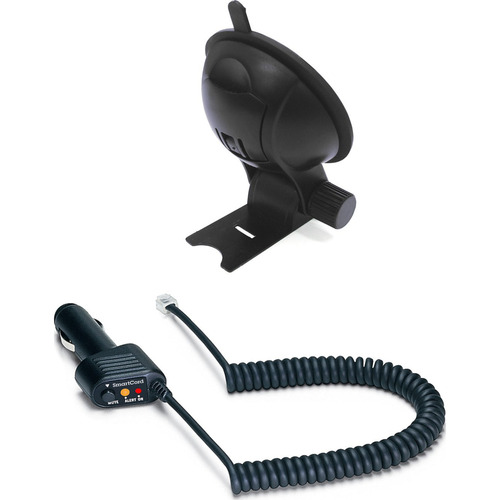 Escort Accessories Combo with StickyCup Mount and Deluxe SmartCord (Red Light)