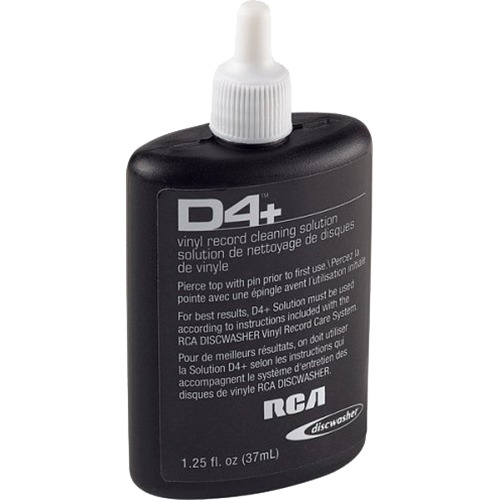 RCA RD1046 1.25 oz. D4+ Vinyl Record Cleaning Fluid System Refill