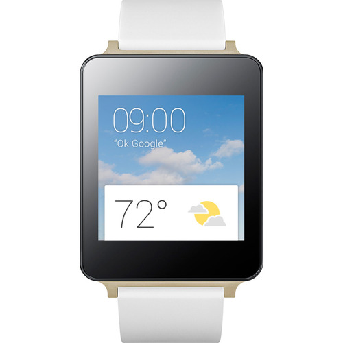 LG Android Wear Water and Dust Resistant White Smart G Watch - OPEN BOX