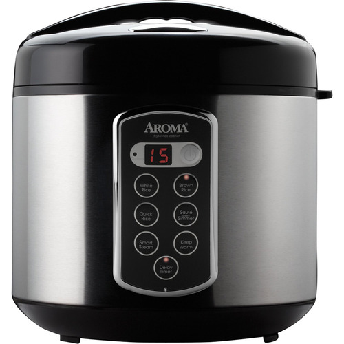 Aroma Professional 20 Cup Stainless Steel Digital Rice Cooker/Food Steamer