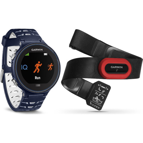 Garmin Forerunner 630 GPS Smartwatch Heart Rate Monitor Bundle - Midnight Blue