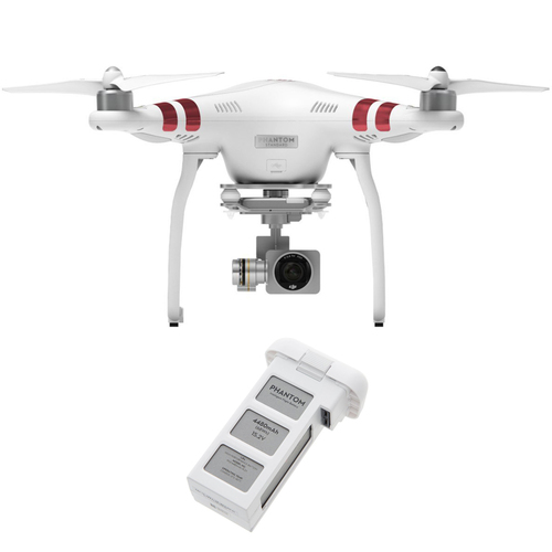 DJI Phantom 3 Standard Quadcopter Drone with 2.7K Camera And Extra Battery