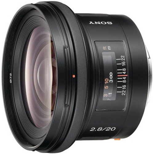 Sony SAL20F28 - 20mm f2.8 Wide-Angle A-Mount Lens