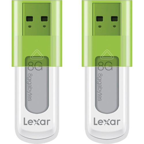 Lexar 8 GB JumpDrive High Speed USB Flash Drive (Pink) 2-Pack (16GB Total)