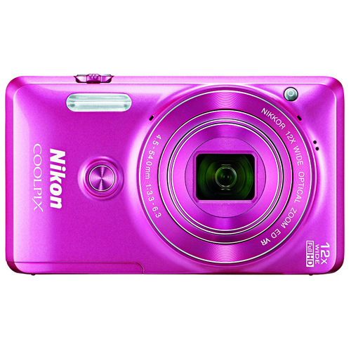 Nikon COOLPIX S6900 16MP Full HD 1080p Pink Digital Camera - Manufacturer Refurbished