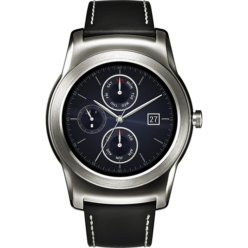 LG Watch Urbane Android SmartwP-OLEDGorilla GlassDispWi-Fi (Silver) W150 - OPEN BOX
