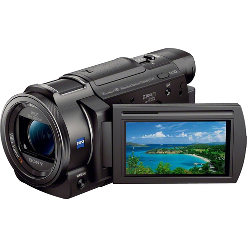 Sony FDR-AX33/B - 4K Camcorder with 1/2.3` Sensor (Black) - OPEN BOX