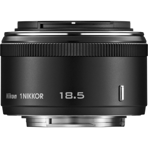 Nikon 1 CX Format NIKKOR 18.5mm f/1.8 Black Lens - Factory Refurbished