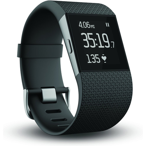 Fitbit Surge Fitness Superwatch, Black, Small (5.5-6.3`) - OPEN BOX