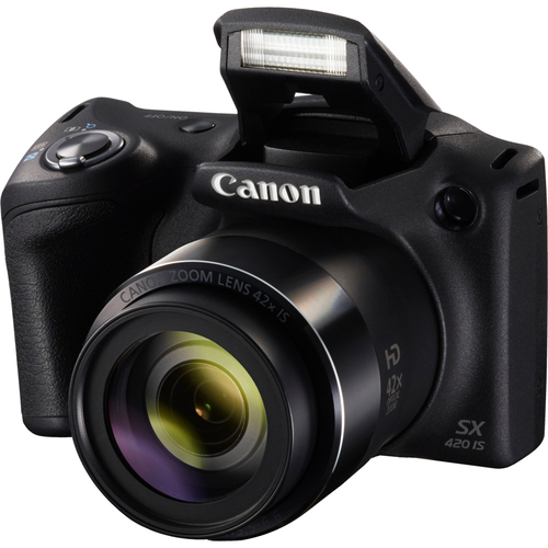 Canon PowerShot SX420 IS 20MP Digital Camera w/ 42x Optical Zoom + Wi-Fi - Black