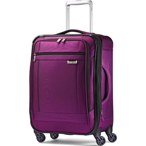 Samsonite SoLyte 20` Carry On Expandable Spinner Luggage  - Purple Magic