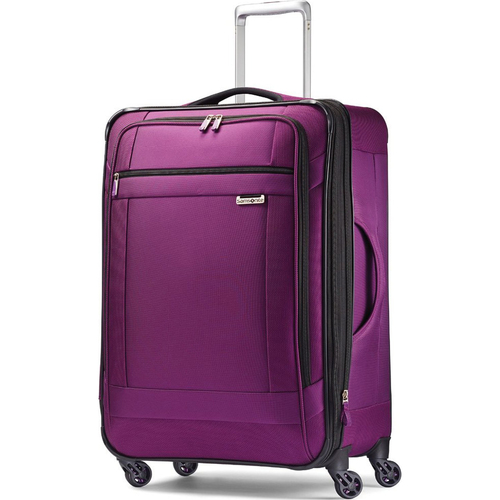 Samsonite SoLyte 25` Expandable Spinner Suitcase Luggage - Purple Magic