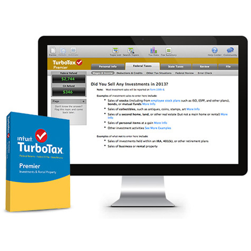 Intuit TurboTax Premier 2015 for PC/Mac - Traditional Disc
