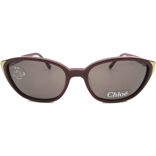 Chloe C03 Fashion Sunglasses - Burgundy Frame/Brown Lens (CL2250C03)