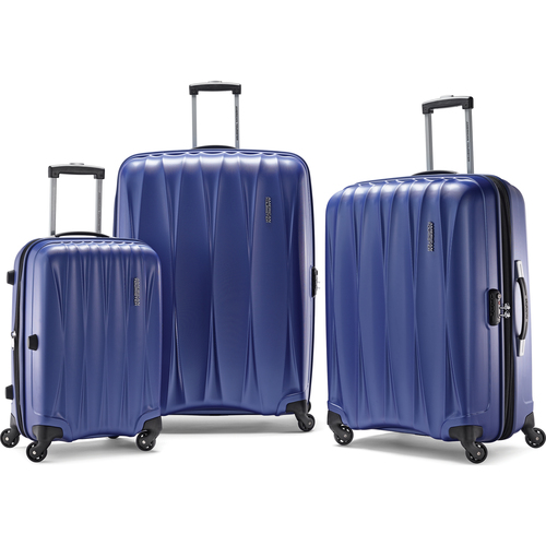 American Tourister Arona Premium Hardside Spinner 3Pcs Luggage Set 20` 25` 29` (Blue) - 73075-1090