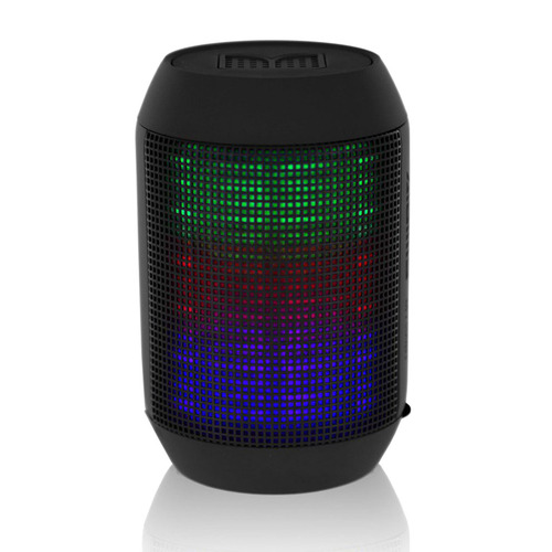 BlackHat Tech Compact Bluetooth Speaker with Surround Colorful LED Lighting