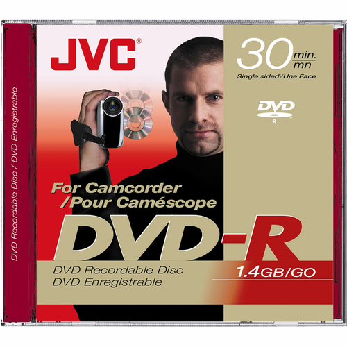 JVC Mini DVD-R write-once Disc for DVD Camcorders  (1.4 GB - Single-sided)