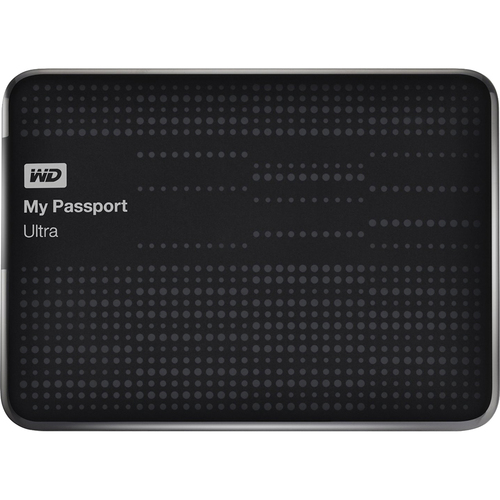 WD My Passport Ultra 500GB USB 3.0 Portable Hard Drive Black - Refurbished