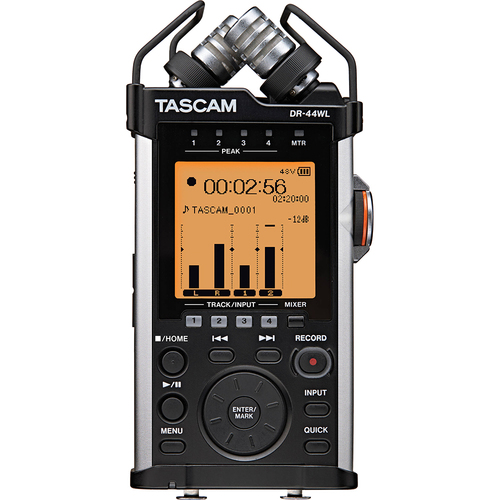 Tascam Portable Recorder with XLR and Wi-fi DR-44WL