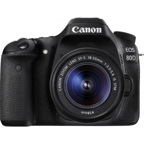 Canon EOS 80D 24.2 MP CMOS Digital SLR Camera w/ EF-S 18-55mm f/3.5-5.6 IS STM Lens