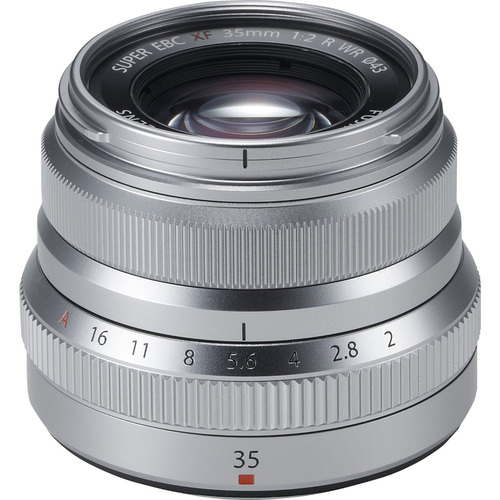Fujifilm Fujinon XF35mm F2 R WR Silver X-Mount Lens