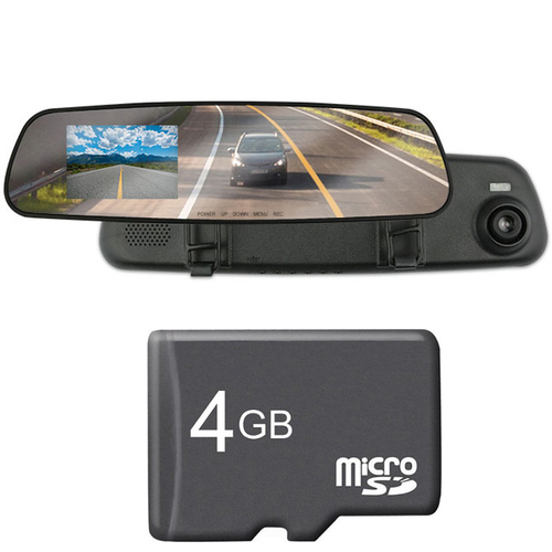 ArmorAll 2.4 inch LCD Dash Cam w/ 720p Video/Audio Recorder + 4GB Card Bundle