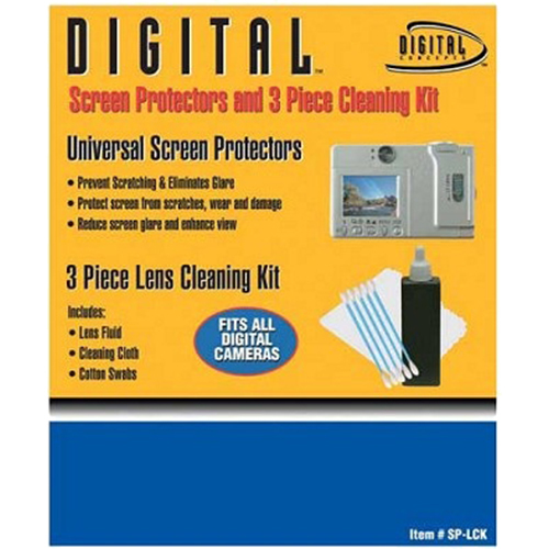 Vivitar 3pc. Lens Cleaning Kit with Screen Protector