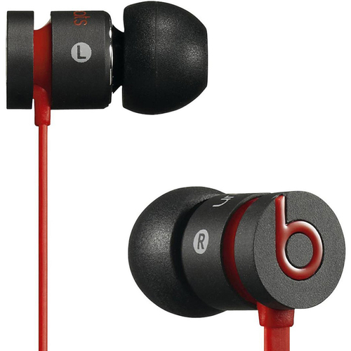 Beats By Dre Dr. Dre urBeats In-Ear Headphones (Black/Red) Certified Refurbished