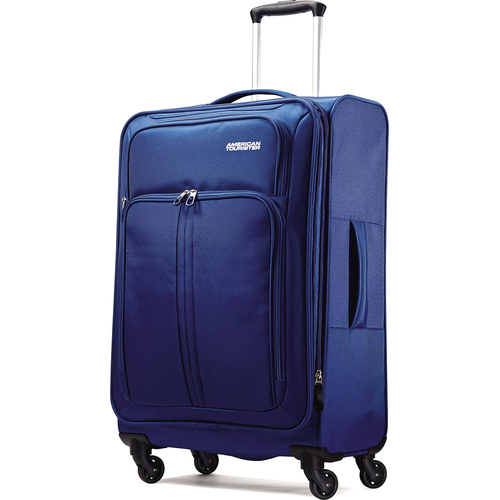 American Tourister Splash Spin LTE 24` Blue Spinner Luggage