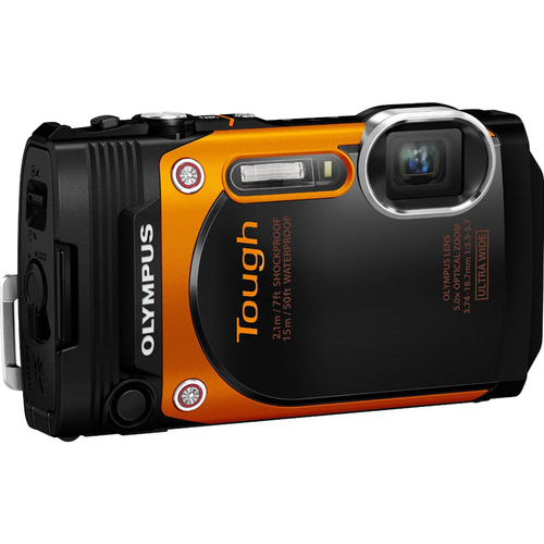 Olympus TG-860 Tough Waterproof 16MP 1080P WiFi Digital Camera (Orange) Refurbished