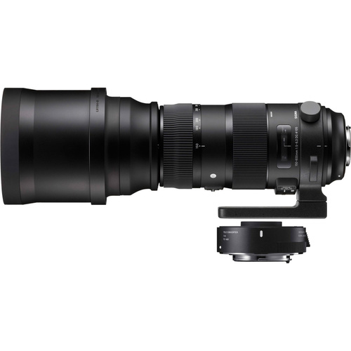 Sigma 150-600mm F5-6.3 Sports Lens and TC-1401 1.4X Teleconverter Kit for Canon