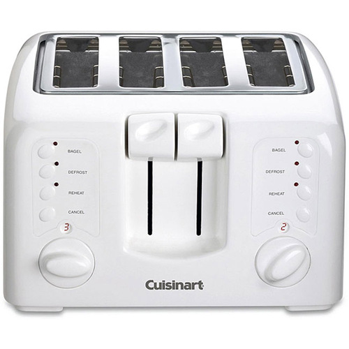 Cuisinart CPT-140FR Electronic Cool Touch 4-Slice Toaster White - Manufacturer Refurbished