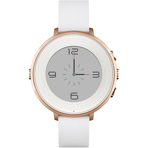 Pebble Time Round 14mm Smart Watch for iPhone and Android Devices - Rose Gold
