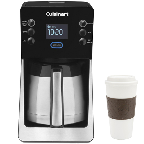 Cuisinart Perfec Temp 12 Cup Coffee Maker - DCC-2900 w/ Copco 16oz. Reusable Mug Bundle