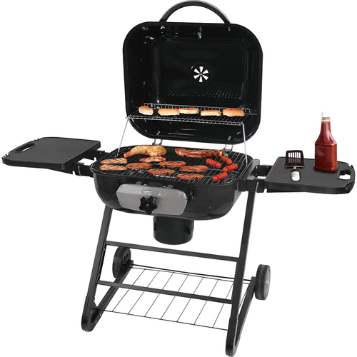 Blue Rhino CBC1255SP Deluxe Outdoor Charcoal Barbeque Grill w/ 480 sq. in. surface (Black)