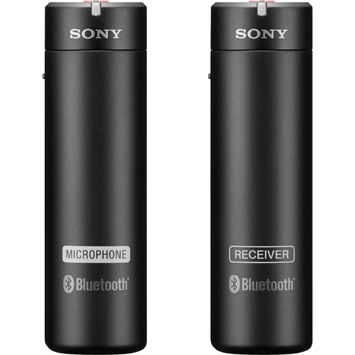 Sony Bluetooth Wireless Compact Microphone with Receiver Unit (Black) ECM-AW4